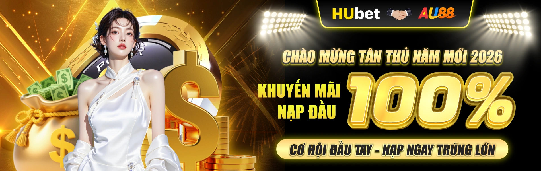 Banner Hubet về slot game, nổ hũ và bắn cá cùng các chuyên mục giải trí đa dạng