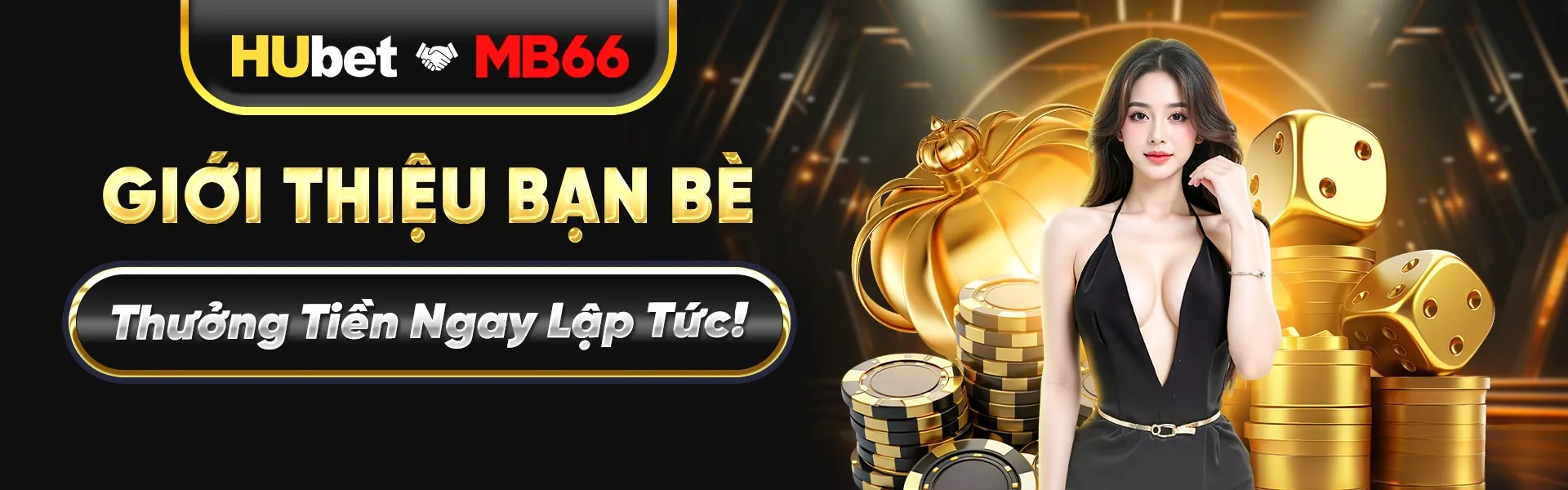 Banner Hubet về ưu đãi và nhắc nhở trách nhiệm